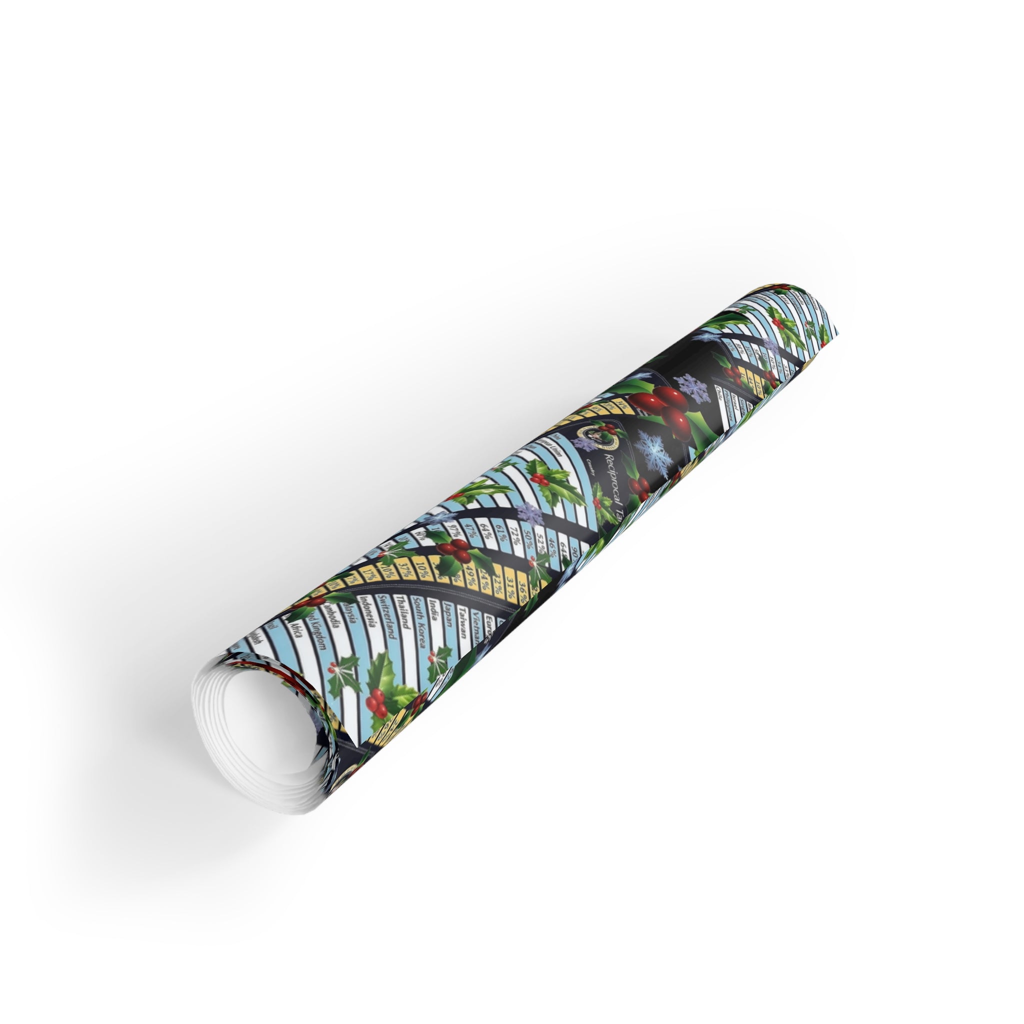 PREMIUM 'You've been liberated' Xmas Tariff Gift Wrap Roll