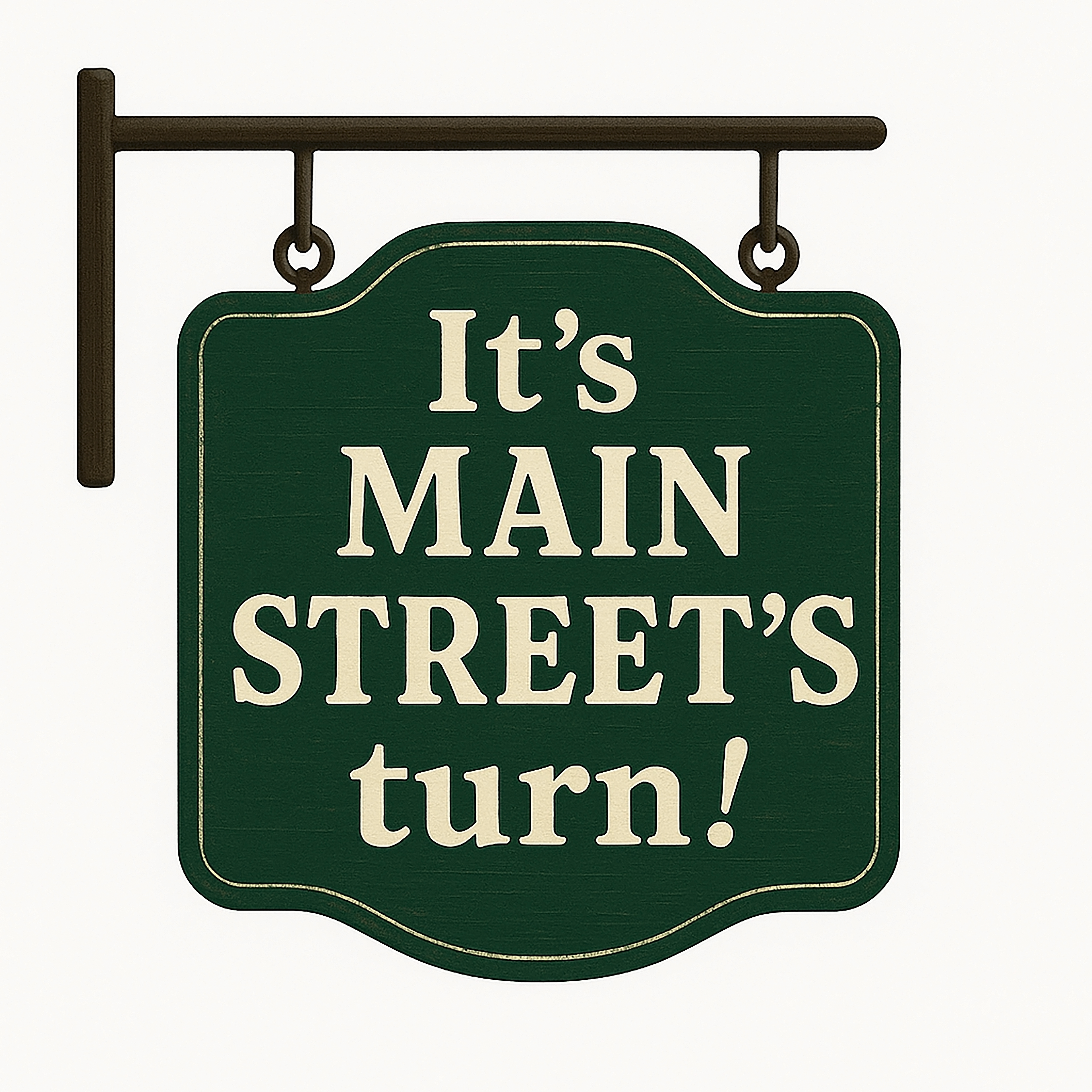 "It's Main Street's Turn" Tote Bag - U.K.