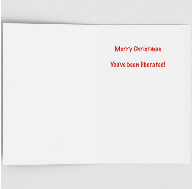 Liberation Day Xmas Greeting Cards