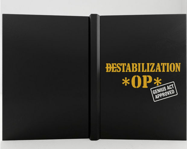 (De)stabilization Op Hardback Notebook A5